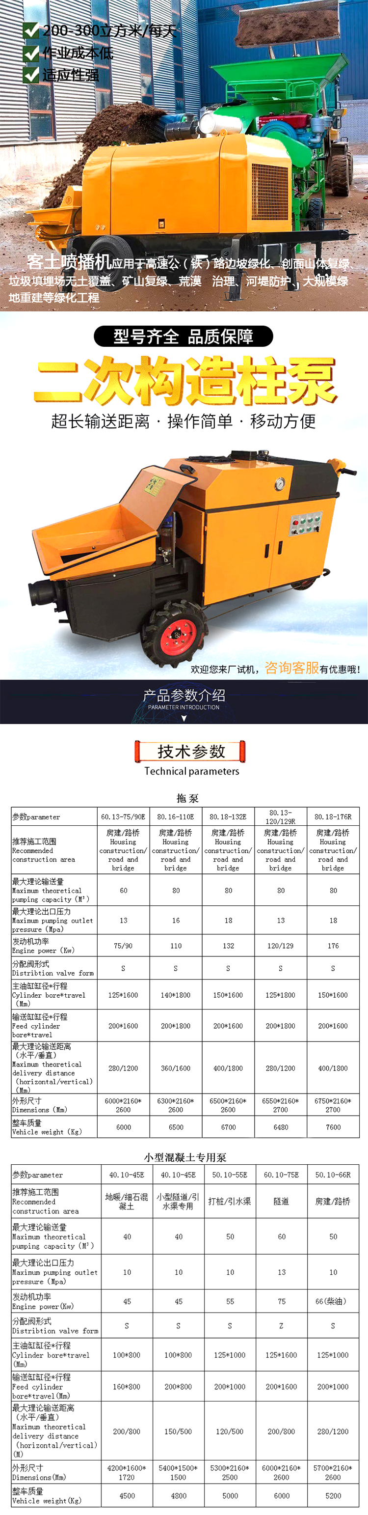 柴油拖泵、電機(jī)拖泵、拖泵、強(qiáng)制式拖泵、隧道拖泵、細(xì)石混凝土泵、砂漿泵、碎石泵、地泵